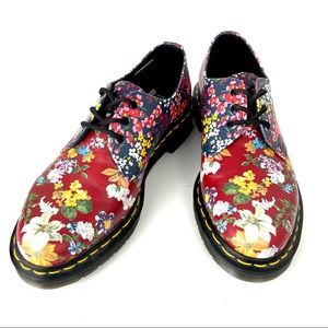 Dr. Martens 3-Eye 1461 Floral Oxford SZ 8